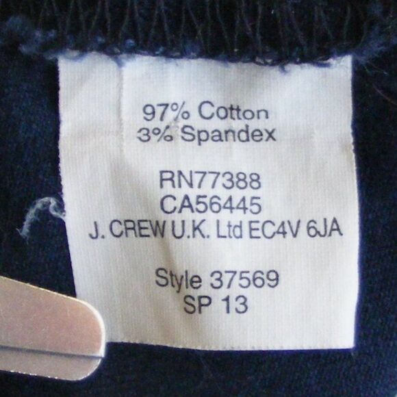 J.Crew Factory Shorts, 8, Chino, Blue, Anchors, Pockets, Zipper - Picture 12 of 13